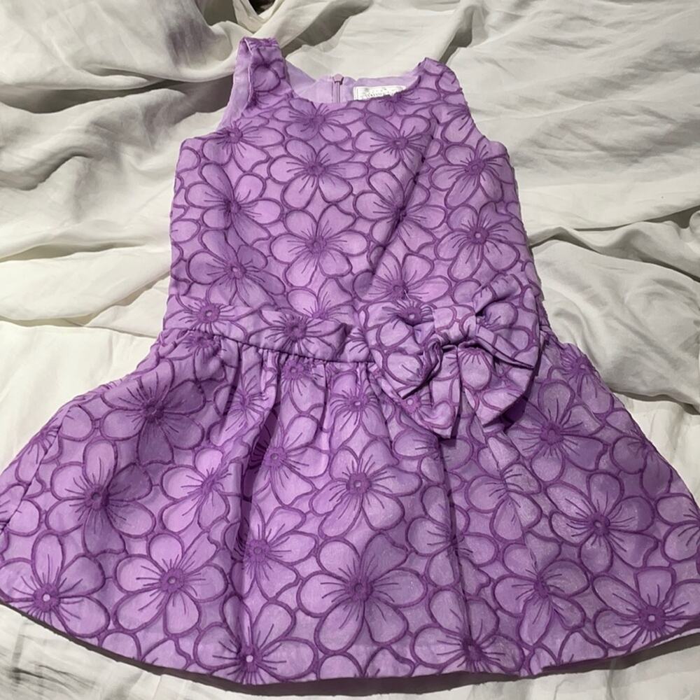 Gymboree 4 purple floral drop waist dream nwot